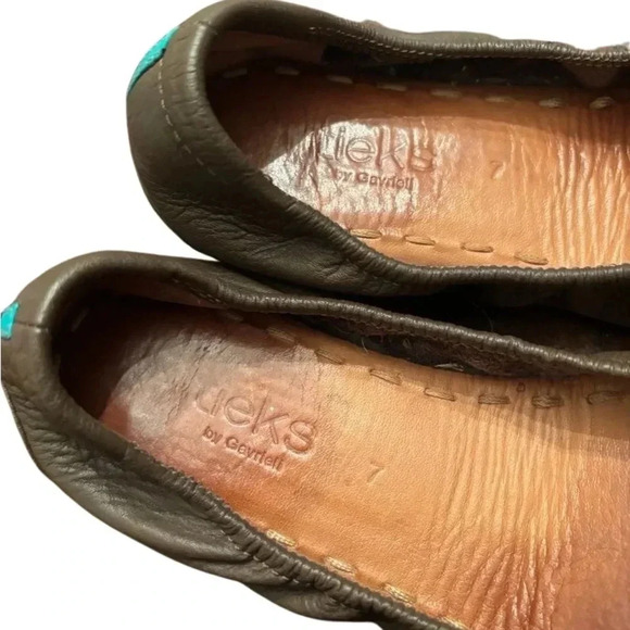 Tieks Tan Leather Ballet Flats - Picture 2 of 9